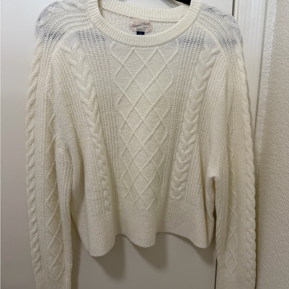 Universal Sweater - White